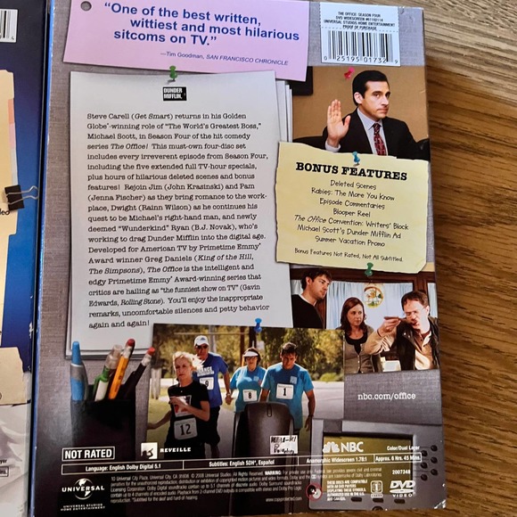 The Office Seasons 3 & 4 DVD Sets Preowned Complete W Extras - Picture 3 of 7